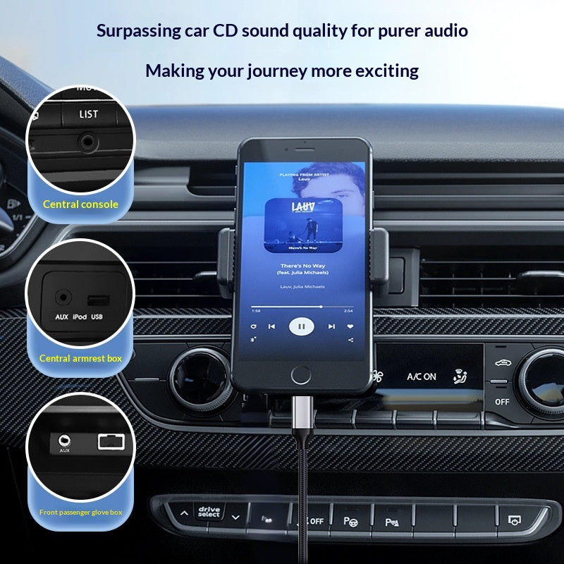 Câble audio de type C à 35mm de voiture