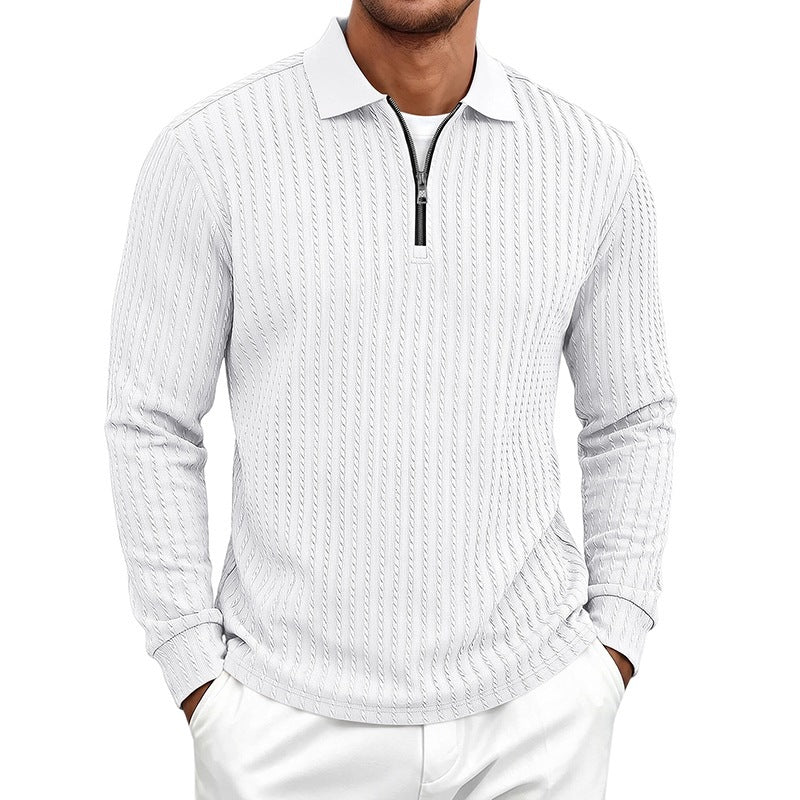 Polo à manches longues pour hommes
