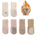 Bébé Coton Non-dérapant Refroidissement intérieur Apprendre à marcher Chaussettes de bateau courtes