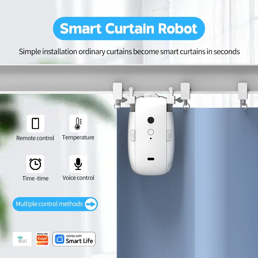 Contrôleur de rideau électrique Bluetooth Graffiti Intelligent