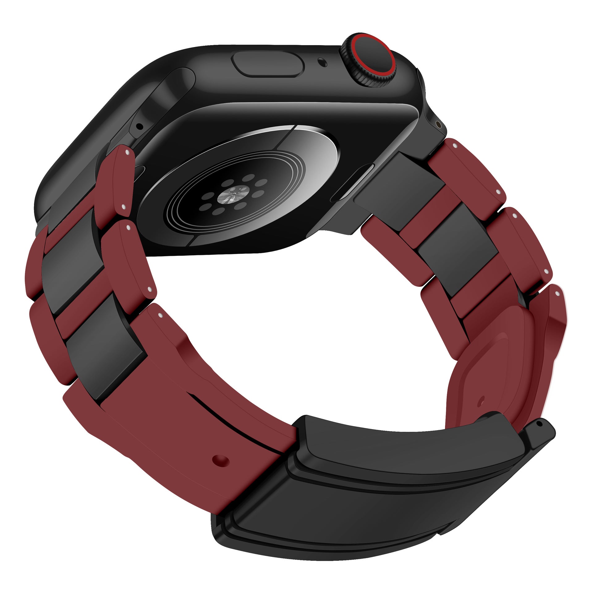 Bracelet de montre en acier inoxydable en forme de T