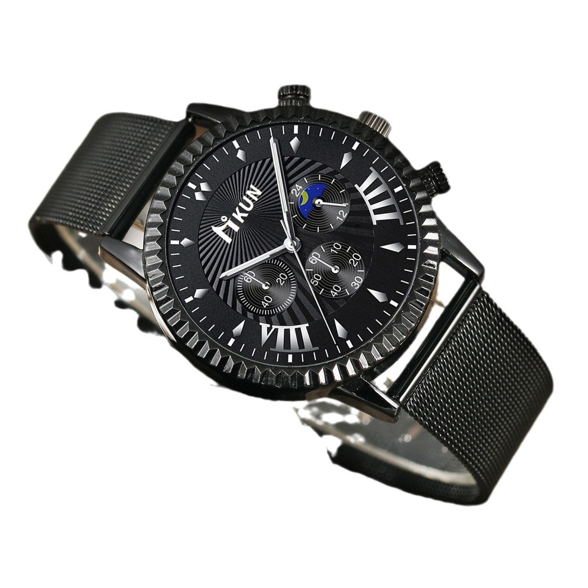 Fashion Trendy Sports Casual Hommes Montre Mesh Quartz
