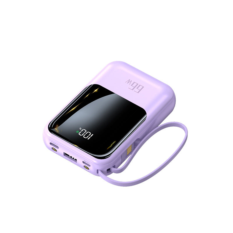 Avec câble Power Bank 66W bidirectionnel Super Fast Charge