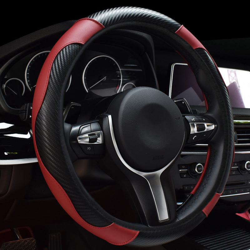 Couverture de volant de voiture cuir élastique sans vis