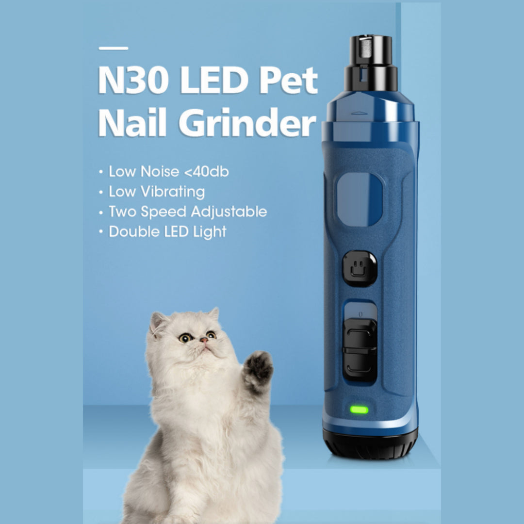 Piercing d'ongle de chien avec LED double contrôle de vitesse USB charge faible bruit