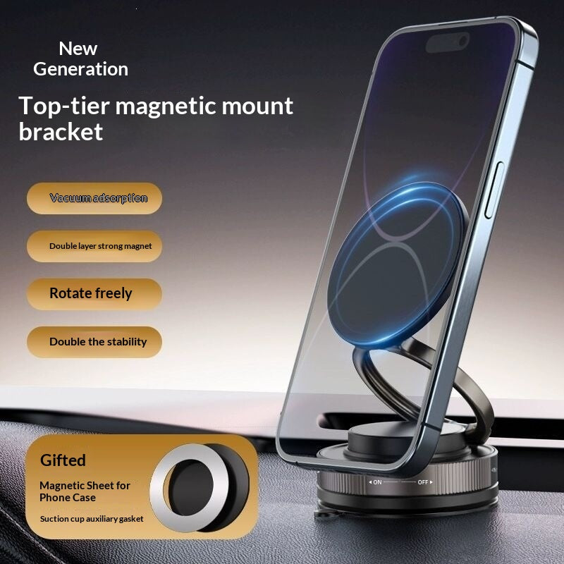 Porte-Téléphone magnétique le plus vendu pliable et rotatif pour les tableaux de bord de voiture