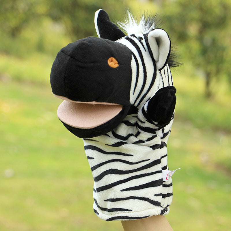 Poupée de marionnette à la main en peluche de tortue