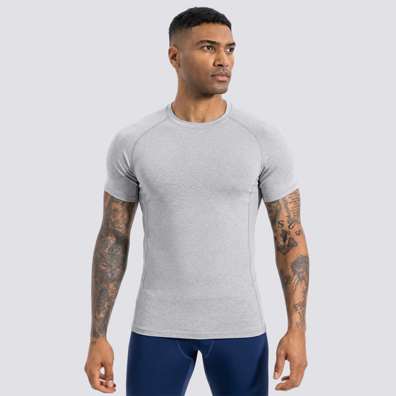 Hommes Manches courtes Sweat-wicking Quick-sèchement Sports de plein air Top