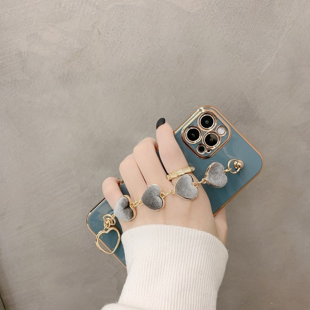 Téléphone mobile Shell All-inclusive Electroplating XR Love Bracelet
