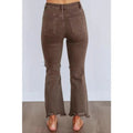 Pantalons de denim retro haute taille