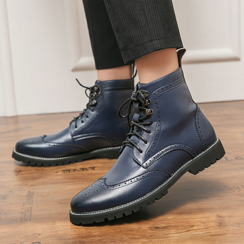 Extérieur Dentelle Haut Mode Martin Bottes