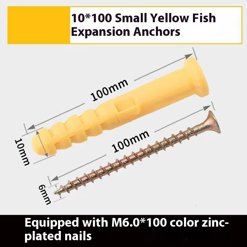 Little Yellow Croaker Tube d'expansion en plastique Bolts Nylon