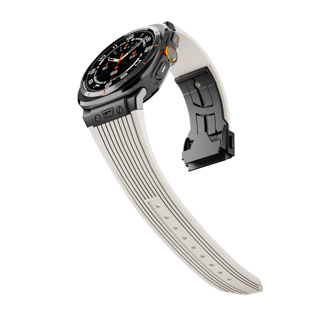 Bracelet de montre à grains en alliage de silicone