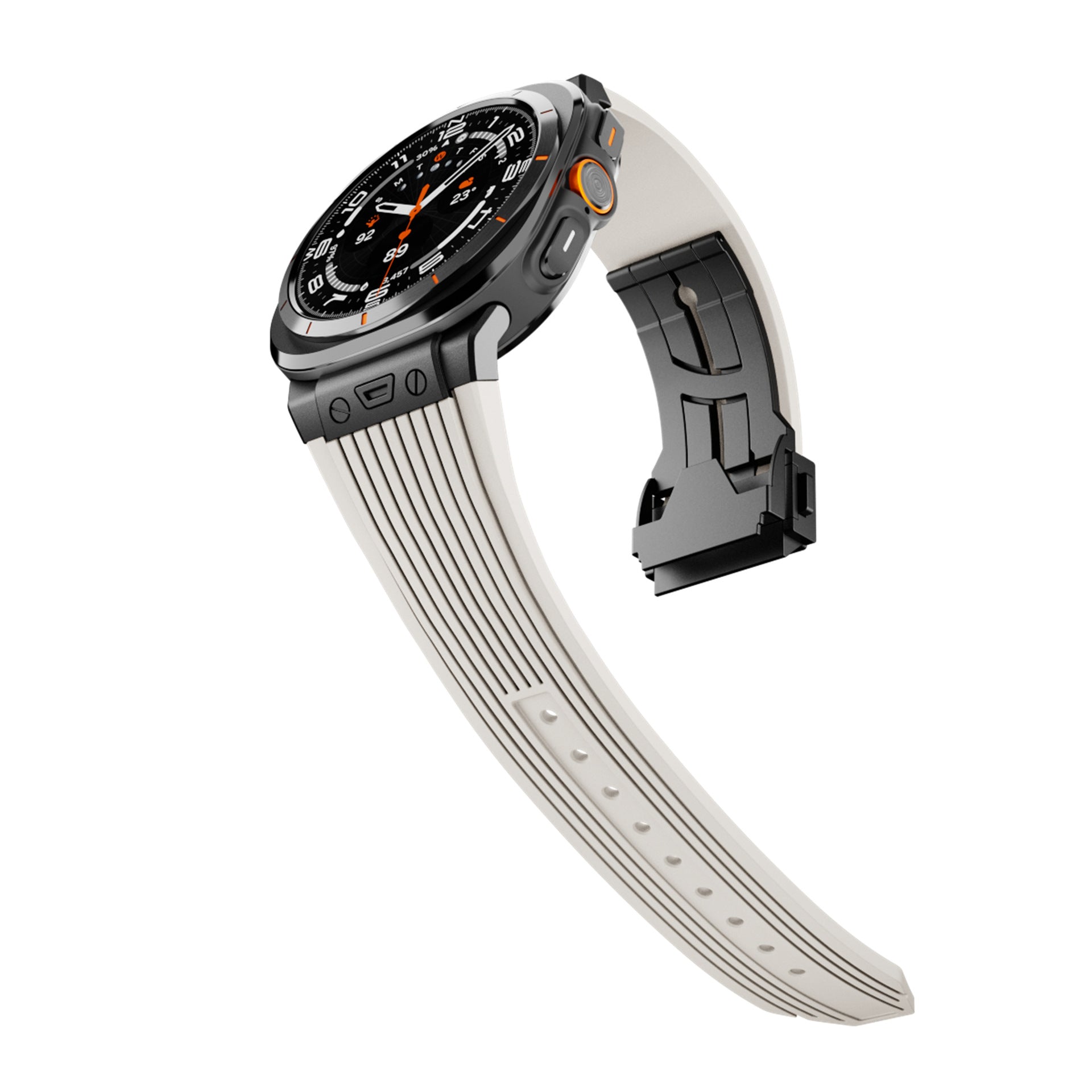 Bracelet de montre à grains en alliage de silicone