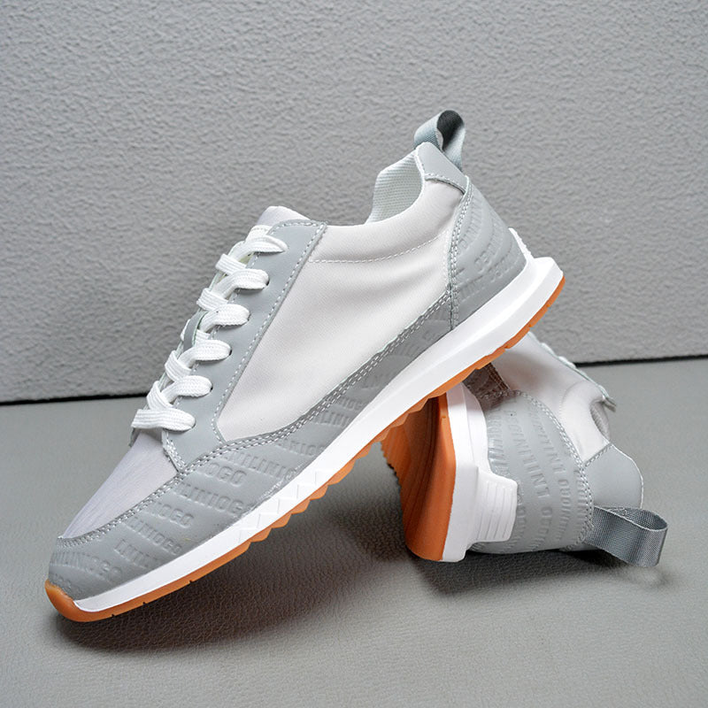 Breathable Ice-silk Fabric Argan Oil Men's Shoes