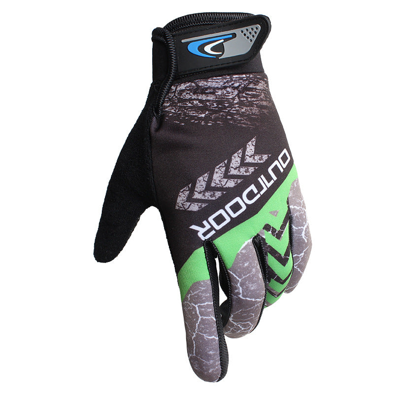 Gants d'équitation de plein doigt respirant pour hommes Protection solaire