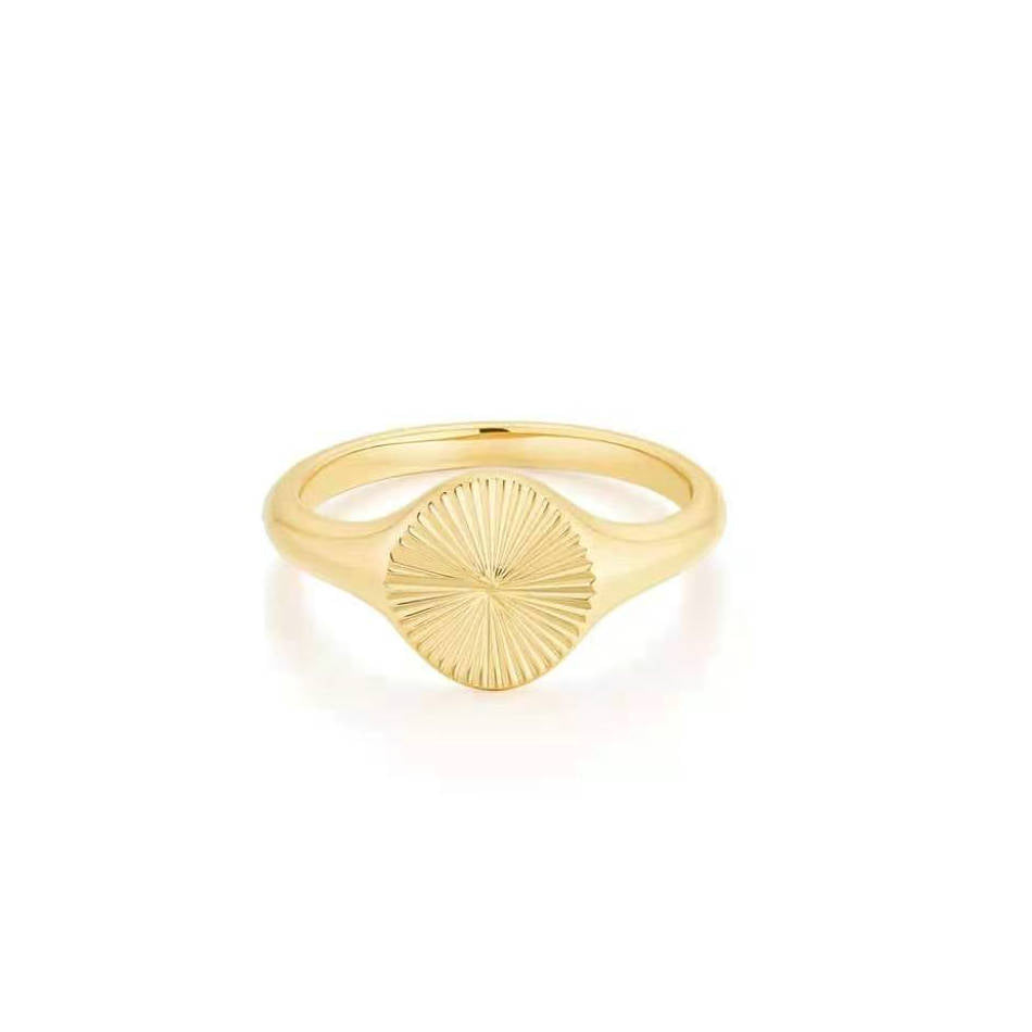 Bague en acier inoxydable de luxe abordable pour les femmes