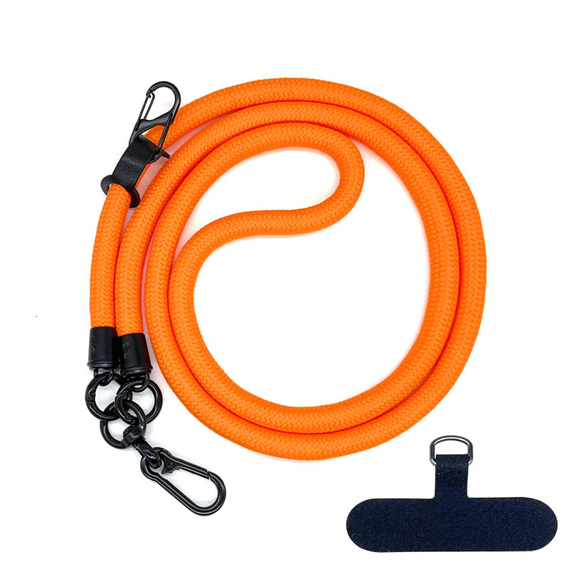 10MM Corde d'escalade Téléphone mobile Joint de lanyard Crossbody réglable Bracelet de téléphone mobile Cam