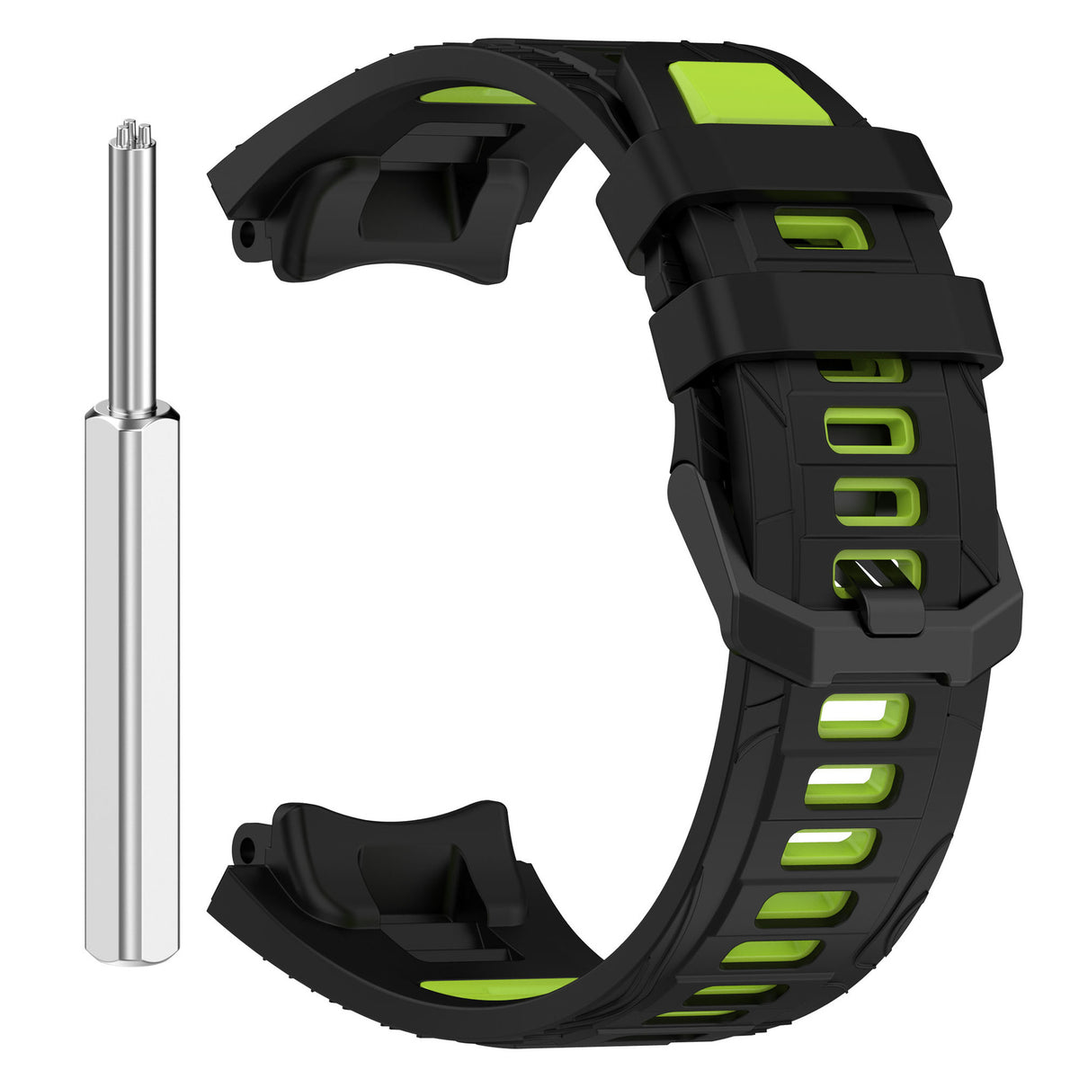 Applicable à la sangle en silicone sport bicolore Huami