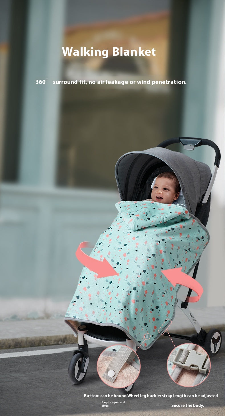 Poussette bébé anti-vent Et couverture chaude