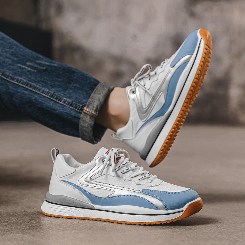 Chaussures décontractées de sport en dentelle respirante confortable pour hommes