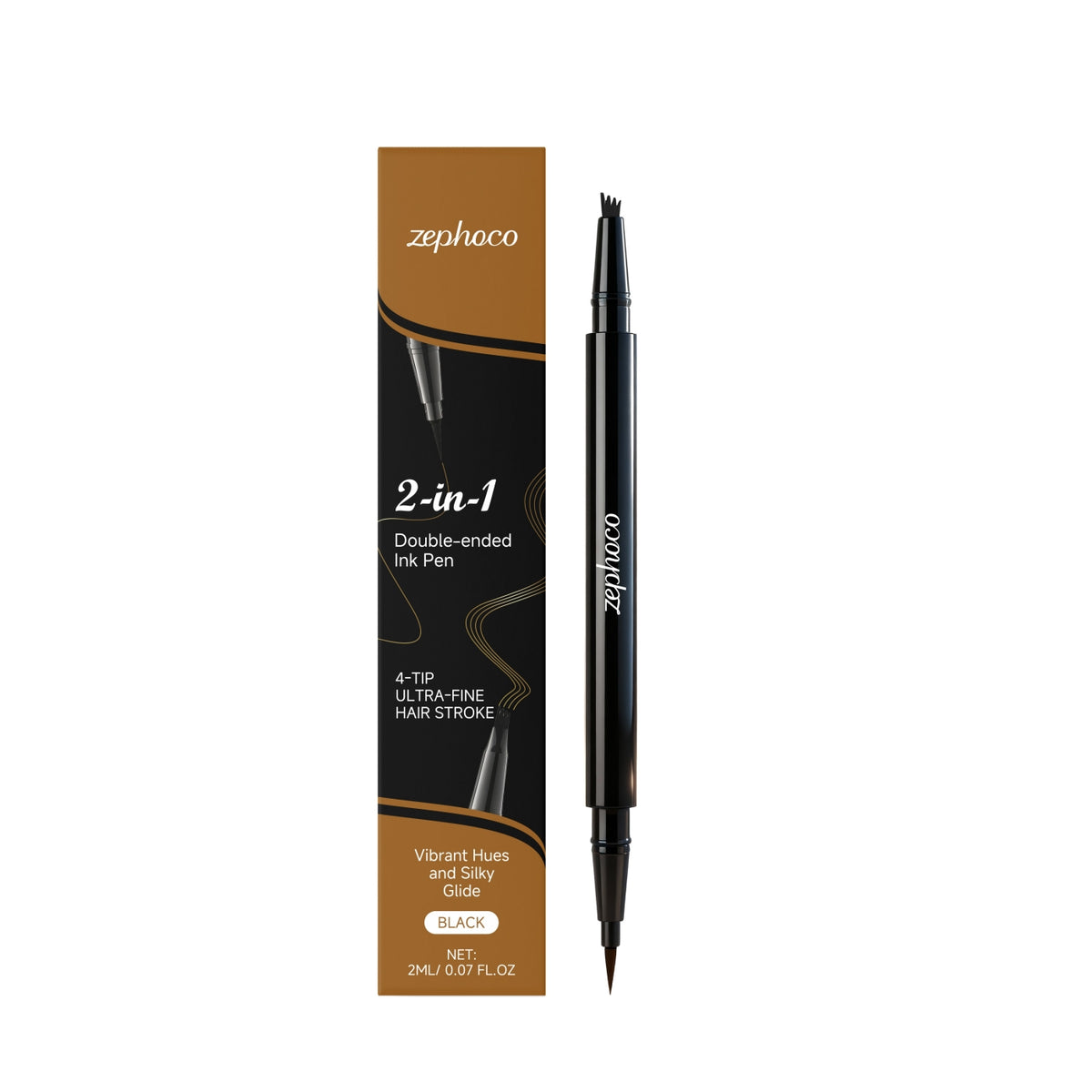 Stylo d'encre 2-en-1 à double extrémité