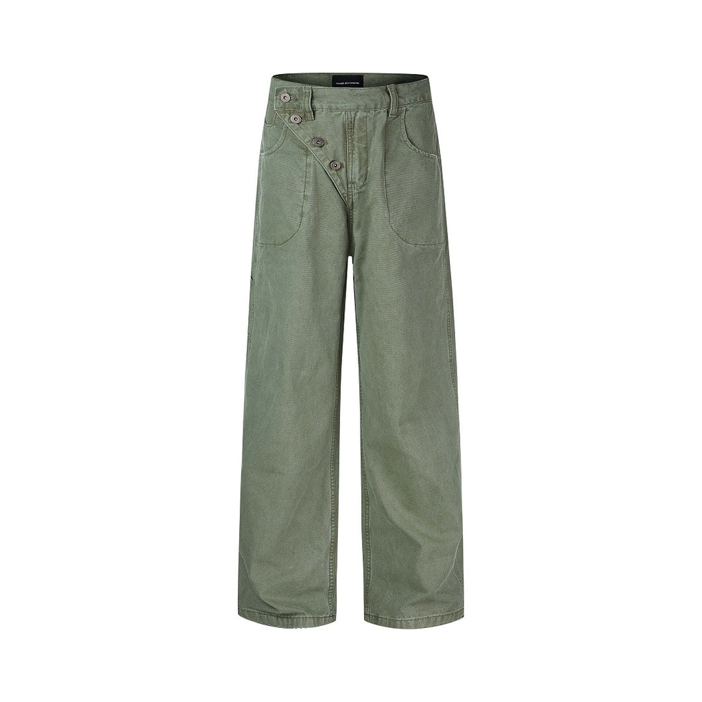 Hommes Lumberjack Droit Jambe Casual Style militaire pantalons de travail