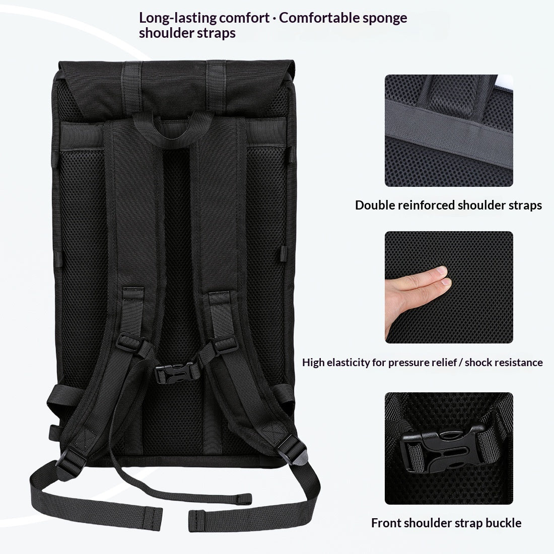 Sac de voyage de grande capacité pour hommes Sac à dos