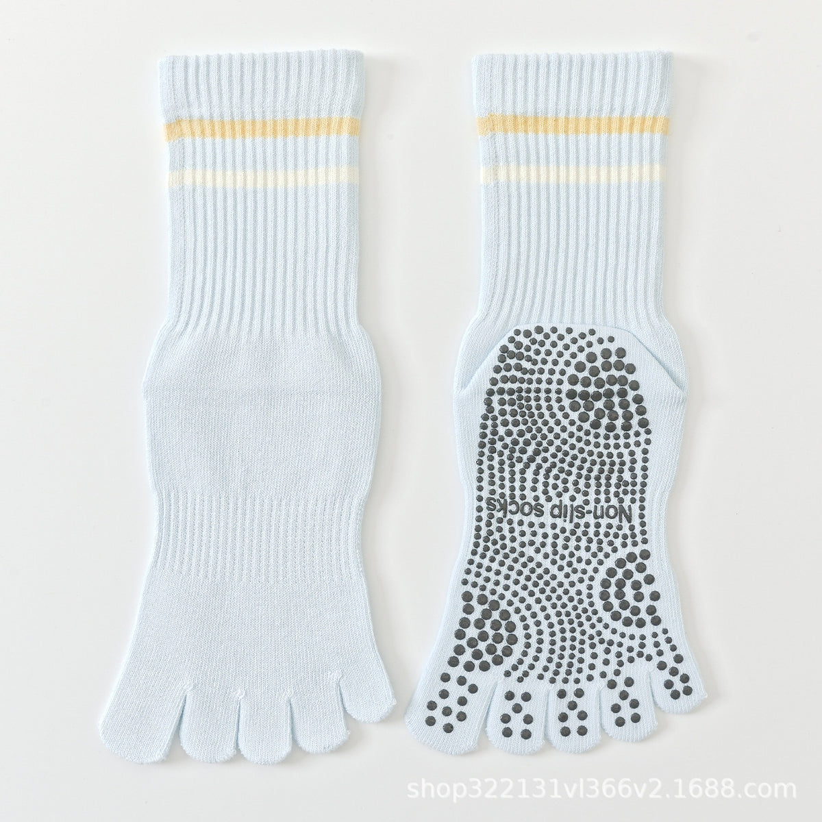 Gym Chaussettes antidérapantes à pieds pleins Femmes disponibles en différentes tailles