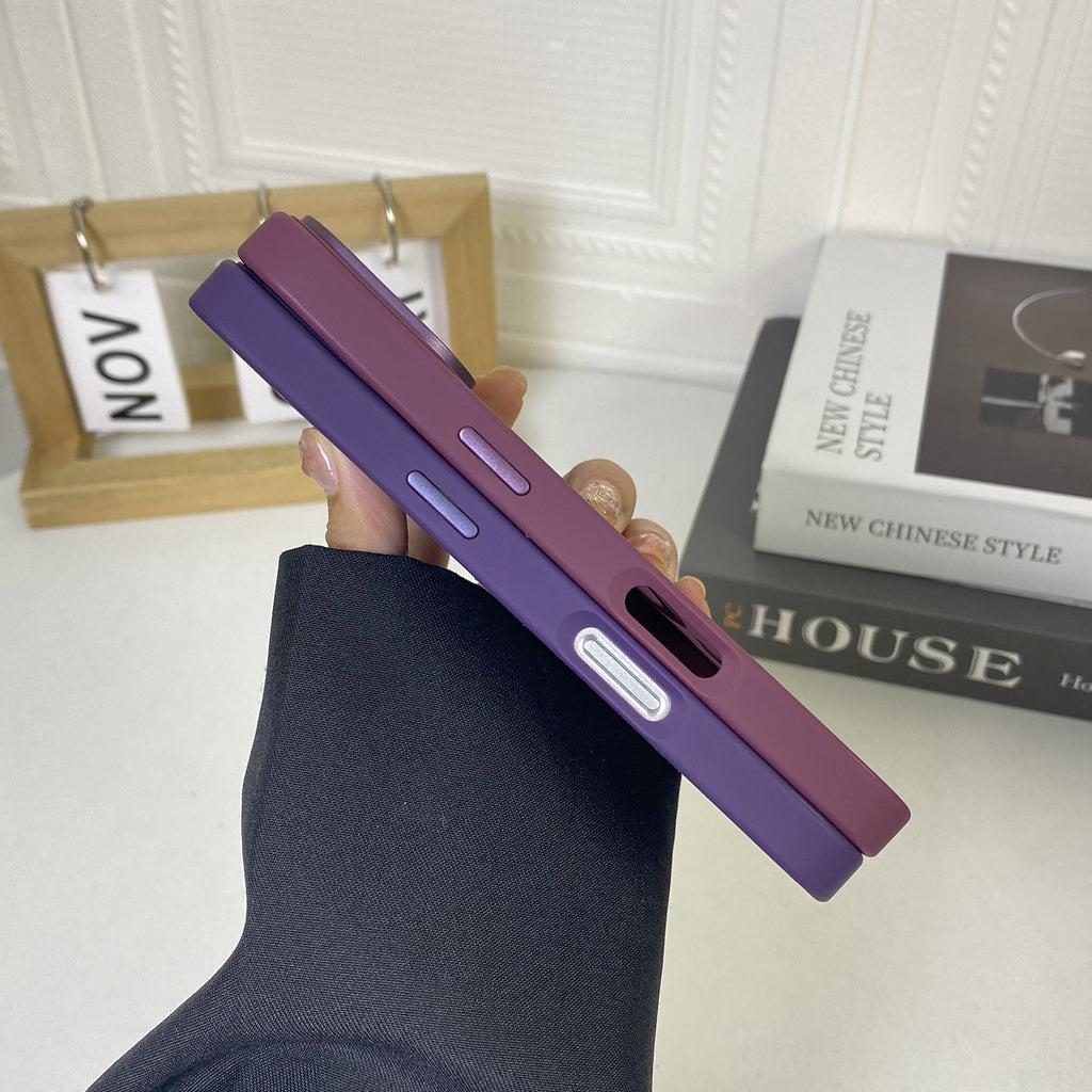 JD Magnetic Matte Phone Case Tout inclus résistant à la chute
