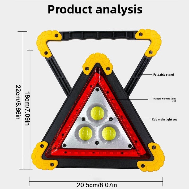 30W triangle de ventilation de voiture LED de sécurité d'urgence feu rouge