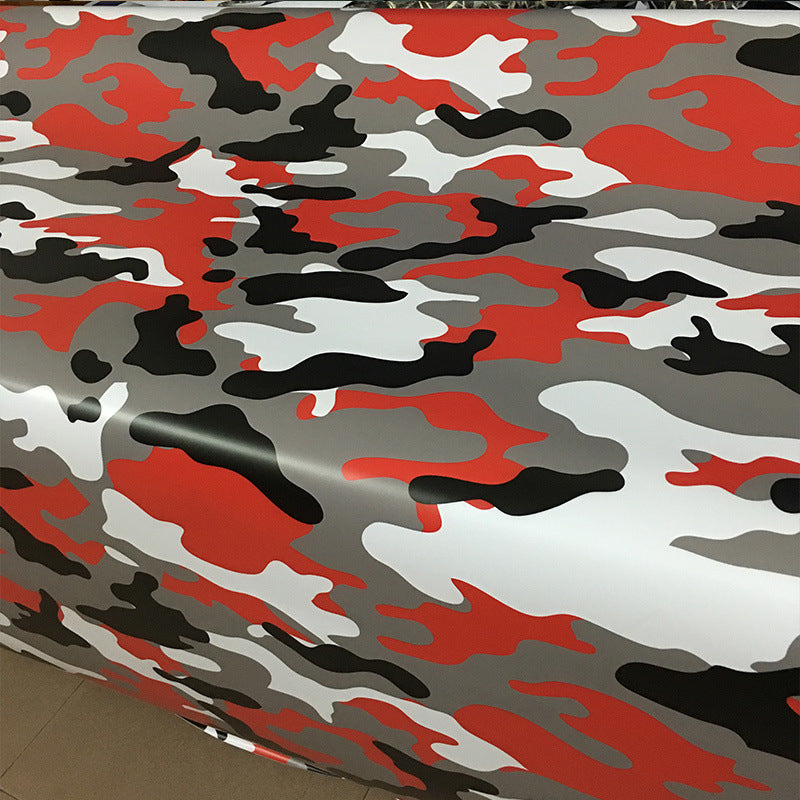 Car Corps Colorful Auto Film Camouflage Feuilles de film Stickers Graffiti Cartoon