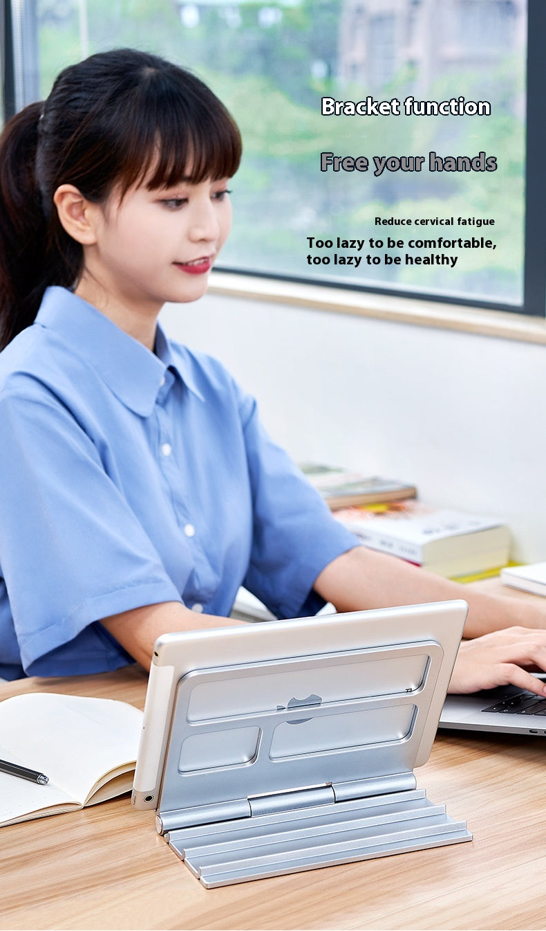 Bracket de stockage multi-fonctionnel de bureau pliable portable tablette télécommande