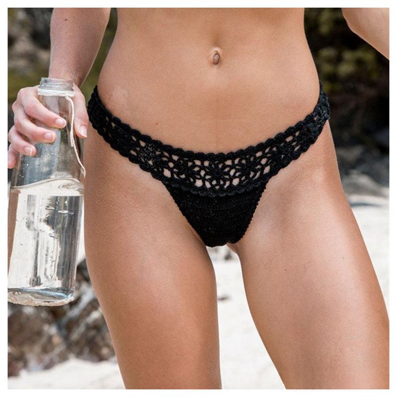 Sexy Cotton Pure Hooked Beach Triangle Nage Trunks