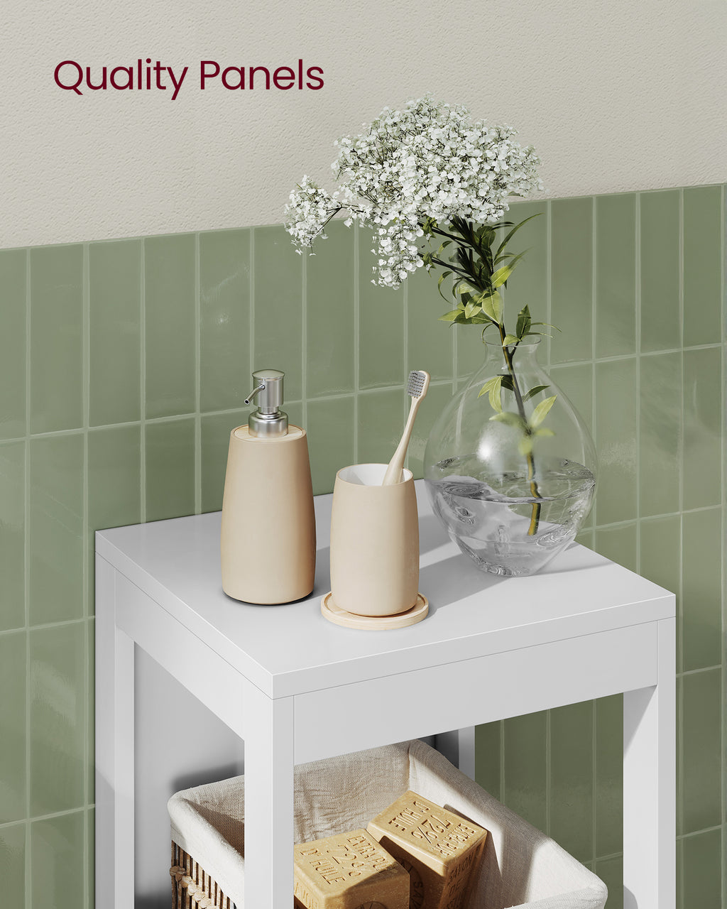 Cabinet de salle de bains VASAGLE