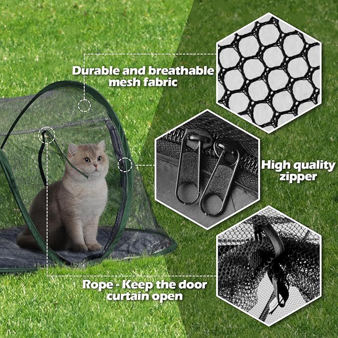 Bateau en forme de tente de chat et de chien Tente portable pliable Amazon Spell plus qu'une generatio