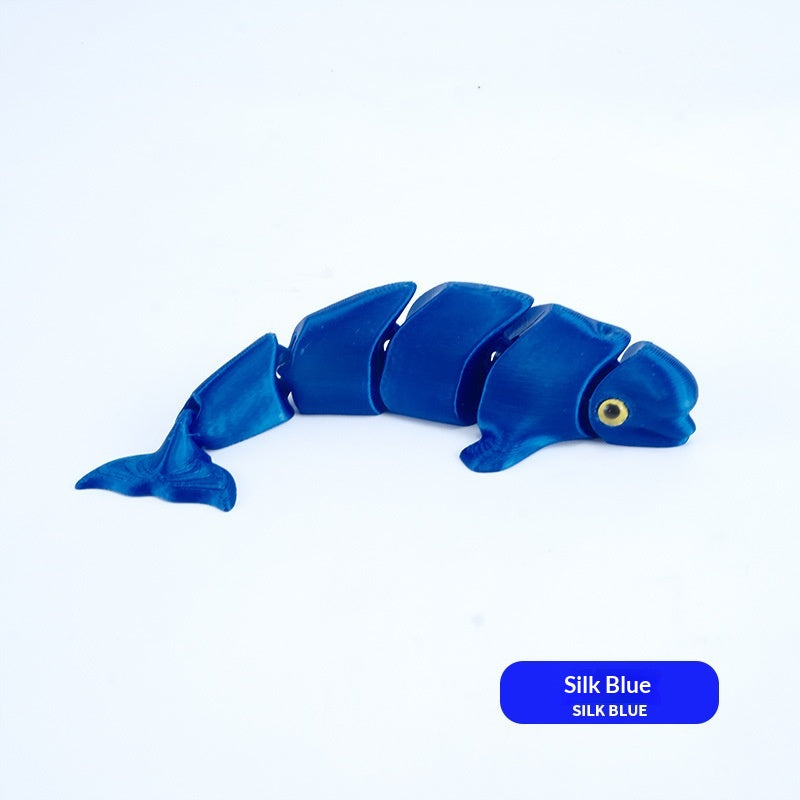 Jouet d'ornement d'oeil simulé Baleine décorative