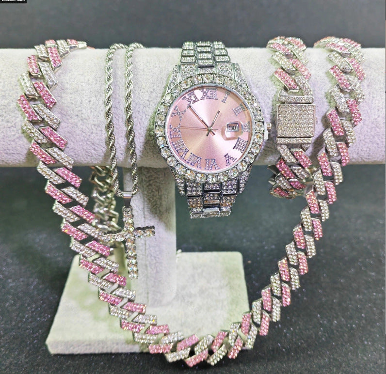Hip-hop bracelet et collier