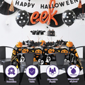 Halloween nappe en plastique 2 pack de couverture de table jetable pour Halloween Party Decor