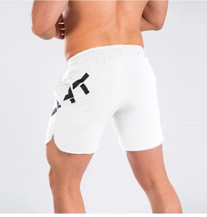Elastic Thin Training Running Homme Casual Longueur du genou Short sportif d'été