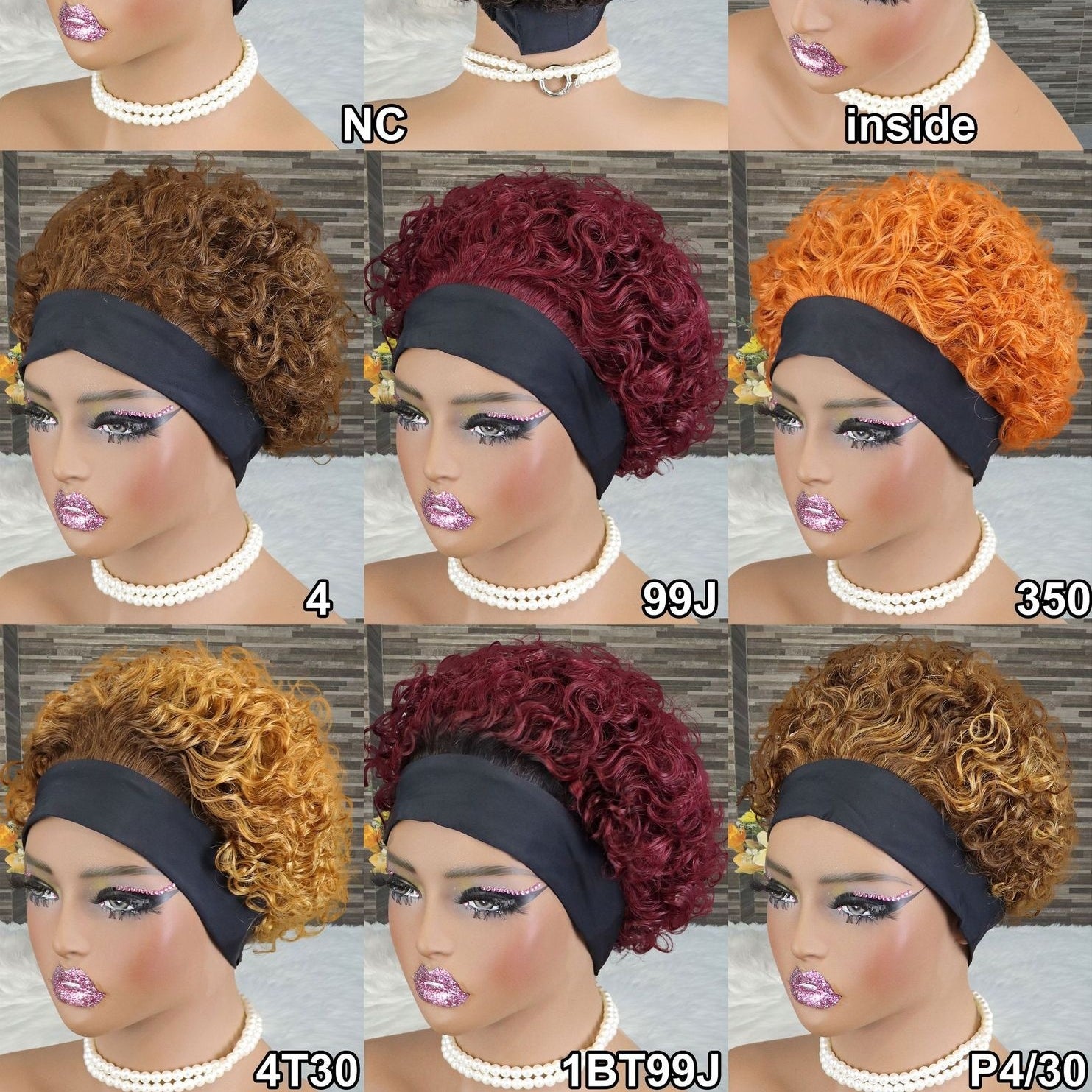 Couleur réel cheveux humains Ice Silk bande de cheveux Elf