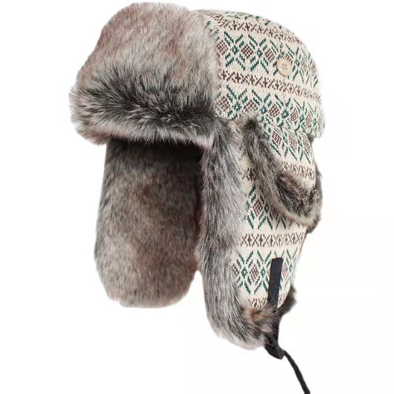 Chapeau de protection du vent et de l'oreille froide pour hommes et velours