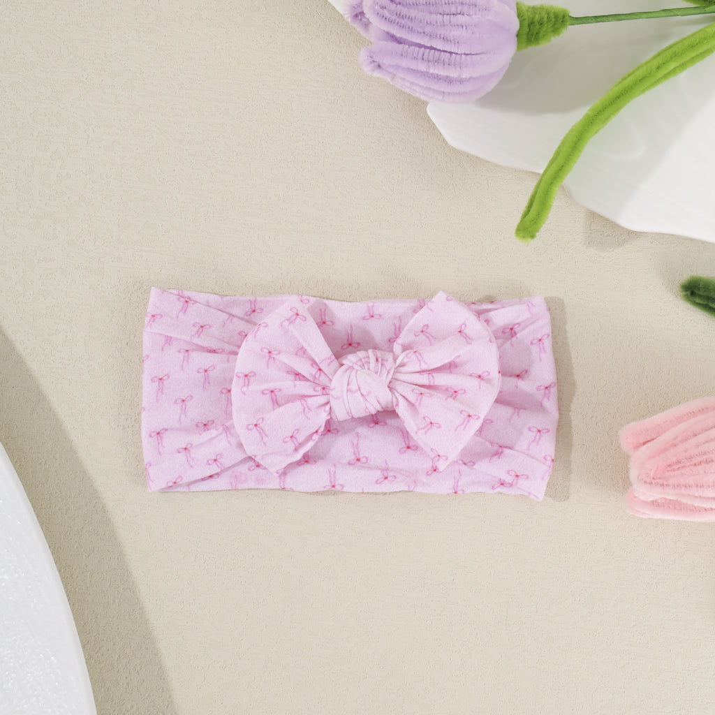 Enfants Mignon Bow-Knot élastique bande tête large