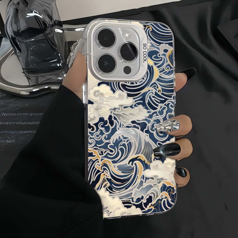 Ukiyo e Wave cas thématique pour 17