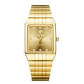 Montre Quartz classique pour hommes en or de luxe