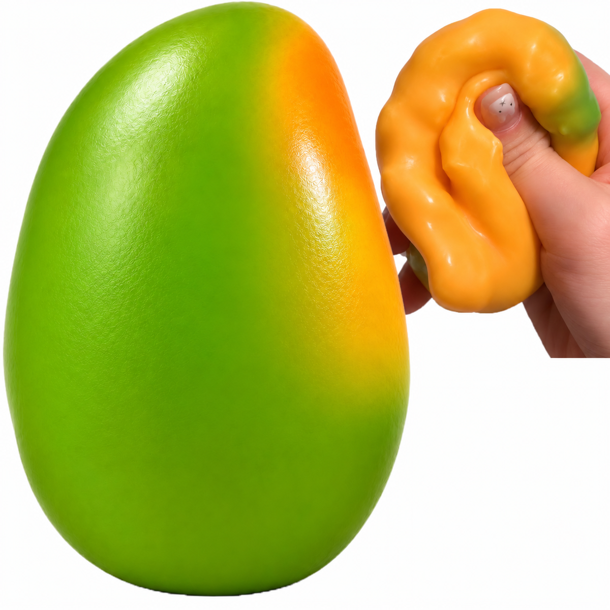 1pc Crunchy Mango Squishy ASMR Squeeze Stress Relief Fidget pour adultes Crunchy ASMR Experi