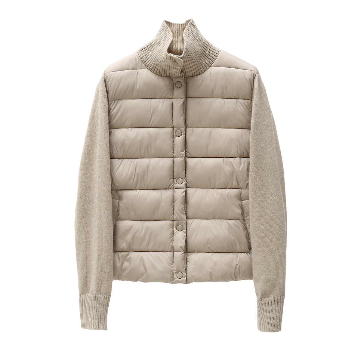 Manteau de coton tricoté pour les femmes
