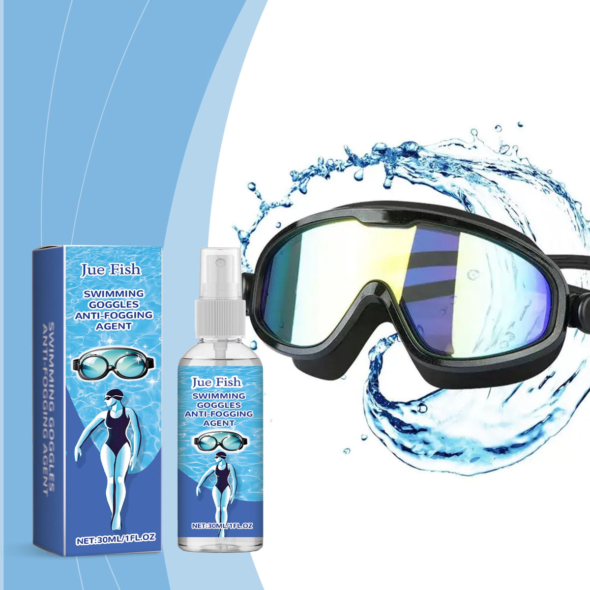 JUE FISH Baignade Spray anti-fog