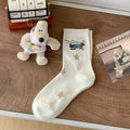 Chaussettes de dessin animé Dachshund pour femmes