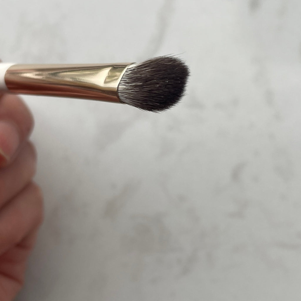 Brosse de mélange de paupières à double extrémité